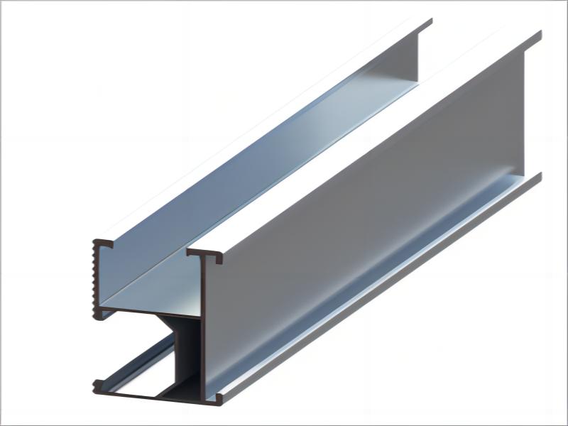 Solar panel roof mounting rail