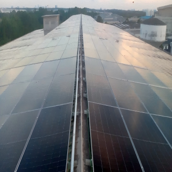 Pinces de 1 MW avec pieds en L pour système de montage sur toit